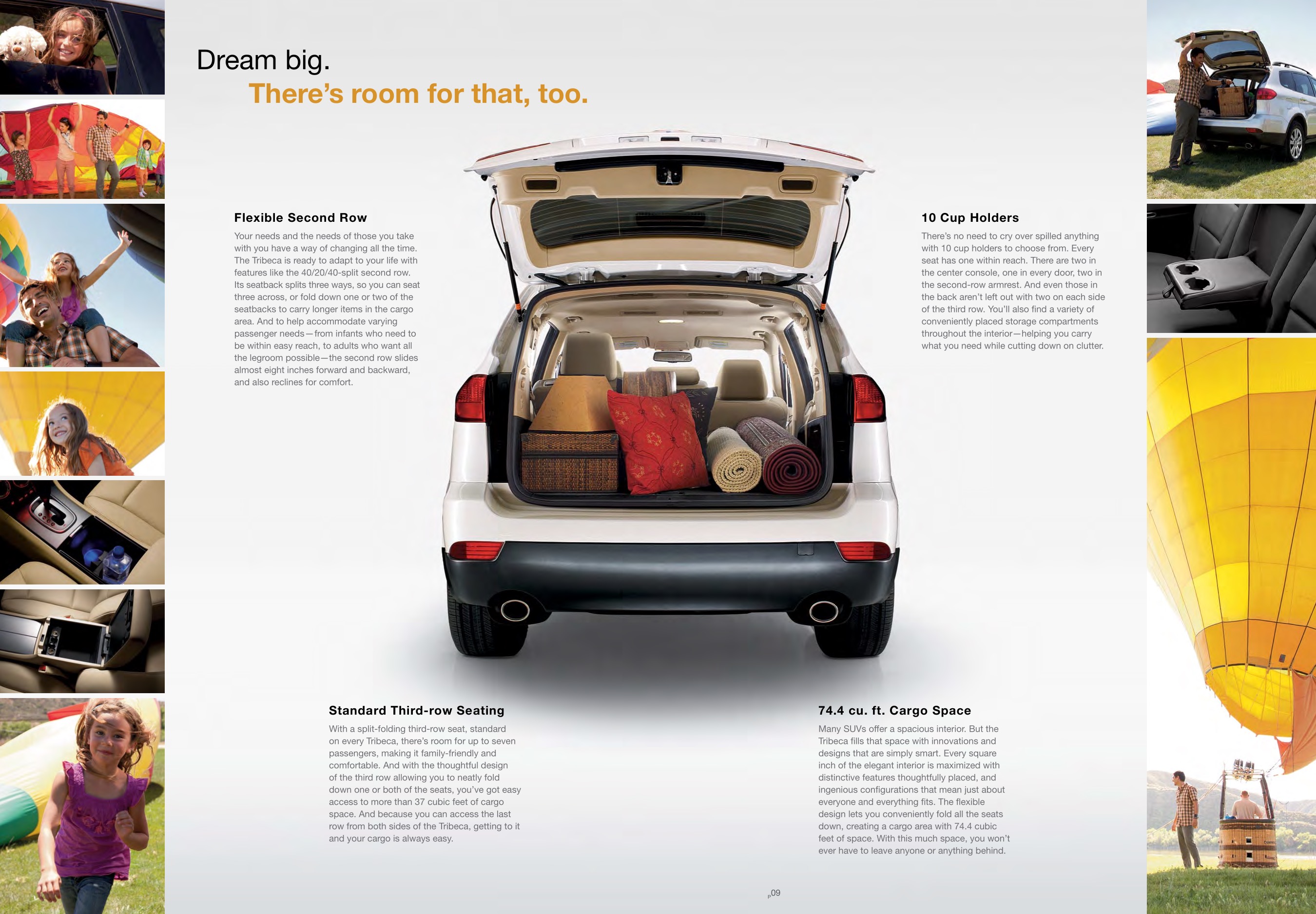 2013 Subaru Tribeca Brochure Page 10